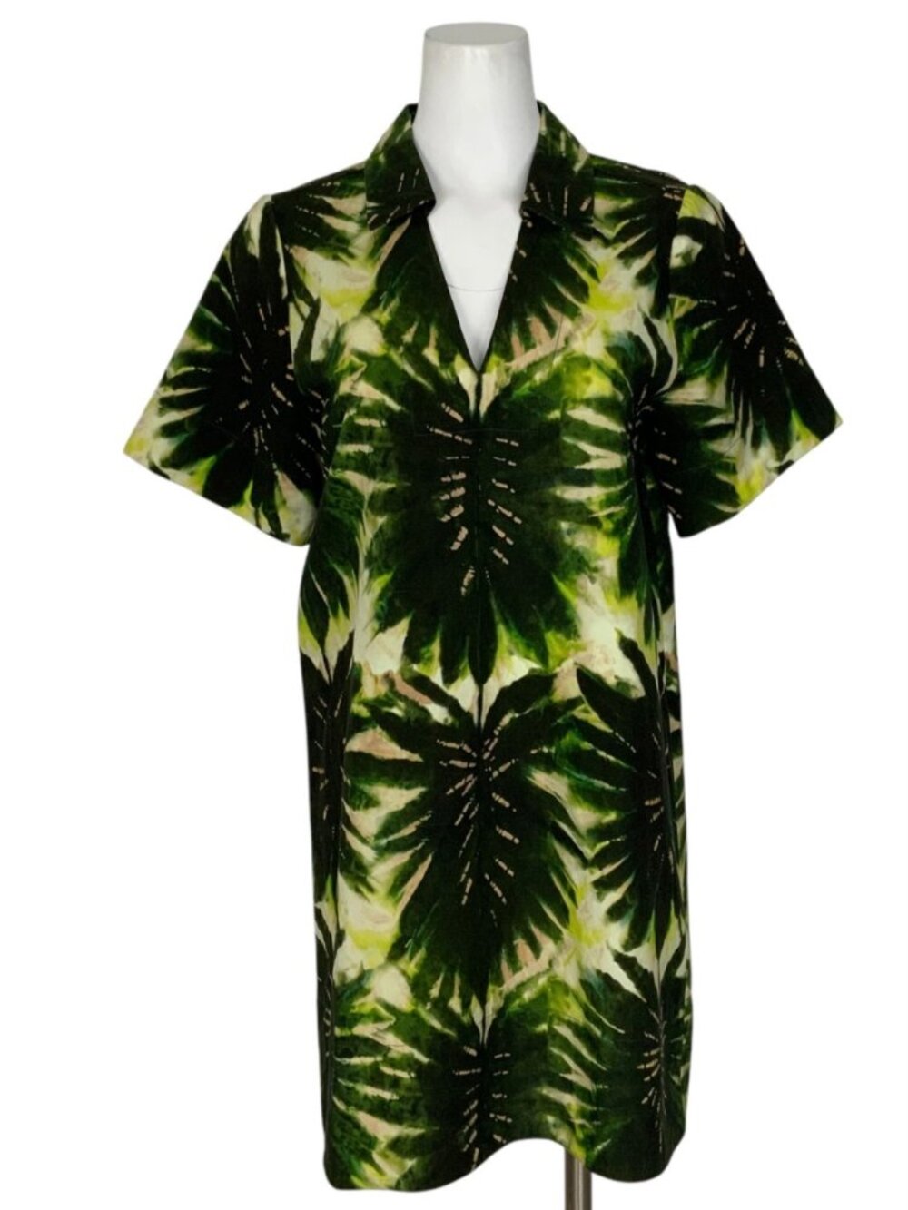 Marie Oliver Dede Dress S Lupin Green Linen